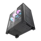Darkflash DRX70 Mesh számítógépház + 4 RGB ventilátor (fekete)