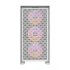 Darkflash DRX70 Mesh számítógépház + 4 RGB ventilátor (fehér)