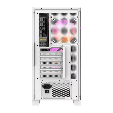 Darkflash DRX70 Mesh számítógépház + 4 RGB ventilátor (fehér)