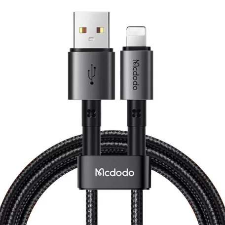 USB és villám kábel Mcdodo CA-3581, 3A, 1.8m (fekete)
