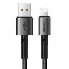 USB és villám kábel Mcdodo CA-3581, 3A, 1.8m (fekete)