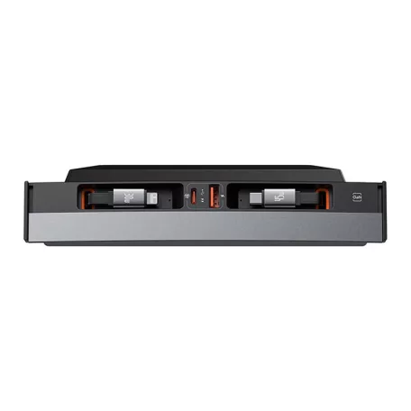 Hub Baseus T-Space USB-C villámkábellel Tesla autókhoz (fekete)