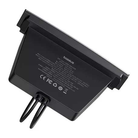Hub Baseus T-Space USB-C villámkábellel Tesla autókhoz (fekete)