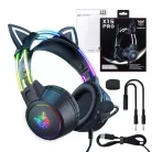 ONIKUMA X15 PRO Gaming headset Cat (fekete)