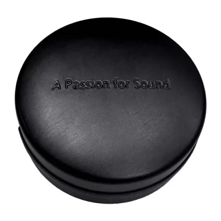 Vezetékes fejhallgató alumínium tok (fekete)