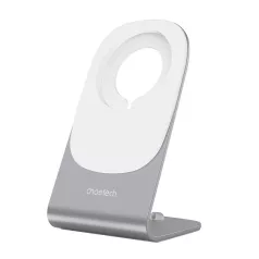   Choetech T518-F+H046 vezeték nélküli töltő állvánnyal, 15W (fehér)
