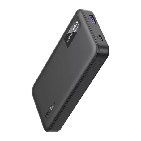 UGREEN PB311 powerbank, 10000mAh, USB + USB-C, 20W PD (fekete)