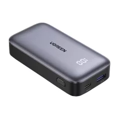   UGREEN Nexode PB502 powerbank, 10000mAh, USB + USB-C, 30W PD (fekete)