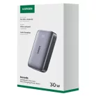 UGREEN Nexode PB502 powerbank, 10000mAh, USB + USB-C, 30W PD (fekete)