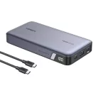 UGREEN PB205 powerbank 25000mAh, USB + 2x USB-C, 145W PD (szürke)