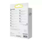 USB-C és iP kábel Baseus Crystal Shine, 20W, 1,2m (kék)