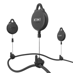   VR Cable Culley System-3 db Kiwi Design V2-3 a Meta Quest 2 számára Fekete