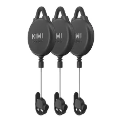   VR Cable Culley System-3 db Kiwi Design V2-3 a Meta Quest 2 számára Fekete