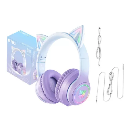 ONIKUMA B90 Gaming headset (kék/lila)