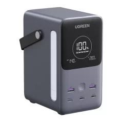   UGREEN PB770 powerbank, 48000mAh, 2x USB + 4x USB-C, 300W (szürke)