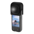 PULUZ szilikon lencsevédő Insta360 X4 / X5 (fekete)