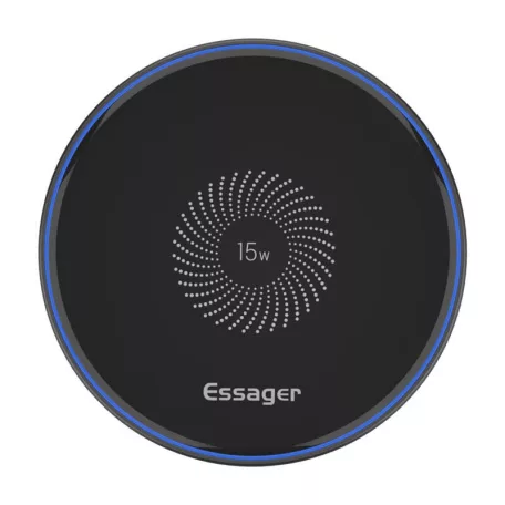 Vezeték nélküli mágneses töltő, Essager, EWXZMX-JMB01, 15W (fekete)