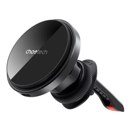 Choetech T204-F mágneses autós tartó 15W-os töltővel (fekete)
