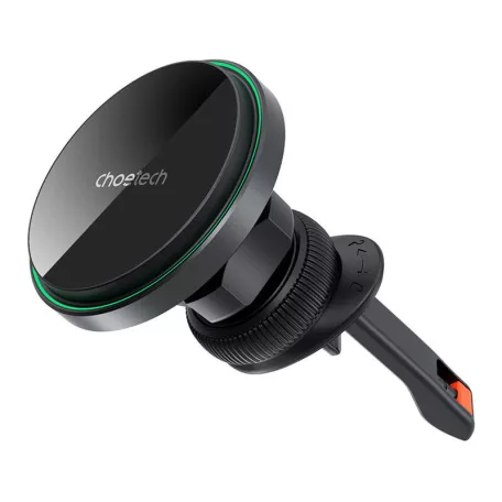 Choetech T204-F mágneses autós tartó 15W-os töltővel (fekete)