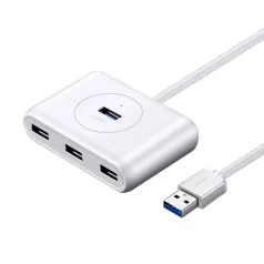 UGREEN CR113 hub, 4x USB 3.0 5Gbps, 1m (fehér)