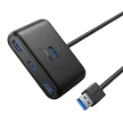 Hub Ugreen CR113 USB 4x USB 3.0 5Gbps, 1m (fekete)