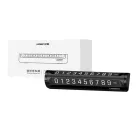 UGREEN LP178 autós jelzőtábla számokkal (fekete)