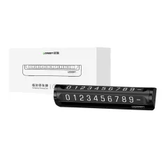 UGREEN LP178 autós jelzőtábla számokkal (fekete)