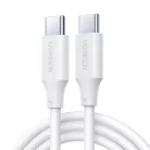 UGREEN US562 USB-C-USB-C kábel, 100W, 480 Mbps, 2m (fehér)