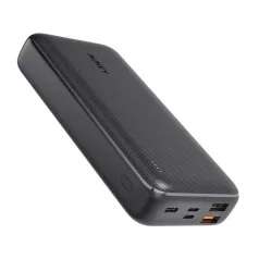   Aukey PB-N74S powerbank, 20000mAh, 20W PD, 22,5W SCP (fekete)
