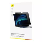 Magnetic privacy screen protector Baseus Magic Drawing for MacBook Pro 14" (2021/2023) + cleaning kit (clear)