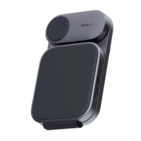 Aukey LC-MC312 MagFusion 3 az 1-ben mágneses töltő, 15W, Qi2 (szürke)