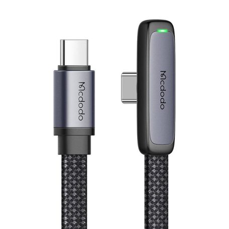 90 fokos kábel USB-C-ről USB-C-re Mcdodo CA-3360, 65W, 1.2m (fekete)