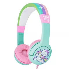   Wired headphones for Kids OTL Hello Kitty Rainbow (turquoise)