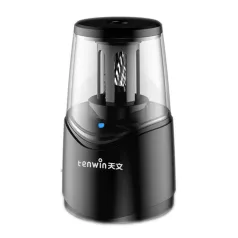   Rechargeable Helical Blade Pencil Sharpener Tenwin 8010-1 micro USB (black)