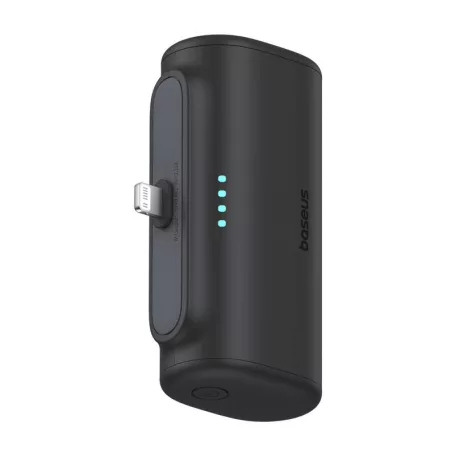 Baseus Compact powerbank, 5000mAh, 20W (fekete)