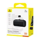 Baseus Compact powerbank, 5000mAh, 20W (fekete)