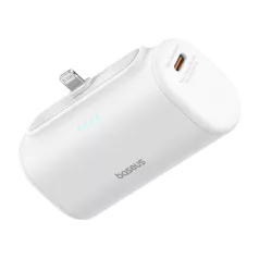 Baseus Compact powerbank, 5000mAh, 20W (fehér)