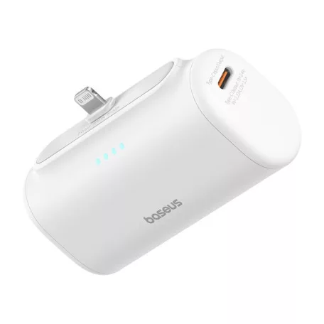 Baseus Compact powerbank, 5000mAh, 20W (fehér)