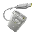 Baseus Free2Pull powerbank kábellel, 10000mAh, 30W (szürke)