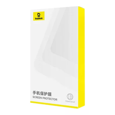 Baseus adatvédelmi edzett üveg Superior HD az iP 11Pro/X/XS számára +2 tisztító készlet és EasyStick