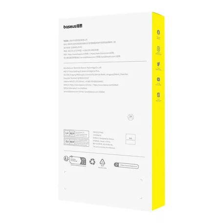 Baseus Superior adatvédelmi edzett üveg az iP 14 Plus/13 Pro Max készülékhez +2x tisztító készlet és EasyStick