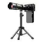 APEXEL APL-36XJJ020 36X kamera objektív állvánnyal (fekete)