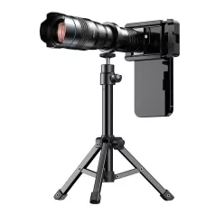   APEXEL APL-36XJJ020 36X kamera objektív állvánnyal (fekete)