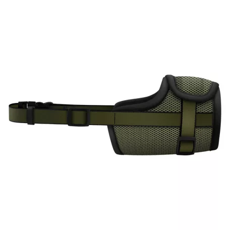 Mesh kutya szájkosár Waudog Pro méret S khaki színű