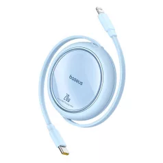 USB kábel Baseus Free2Pull USB-C és iP 20W 1m (kék)