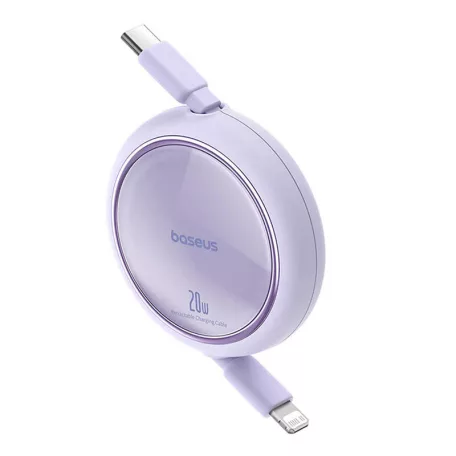 USB kábel Baseus Free2Pull USB-C és iP 20W 1m (lila)