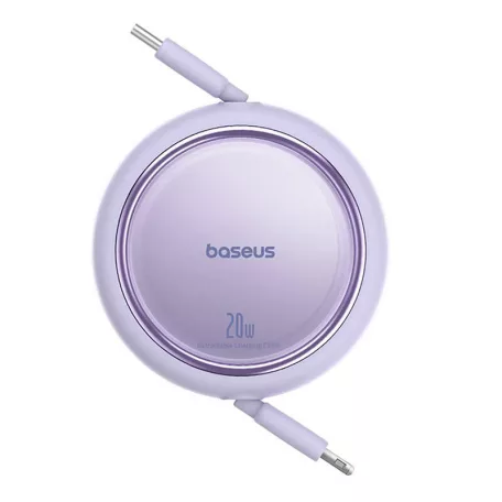 USB kábel Baseus Free2Pull USB-C és iP 20W 1m (lila)