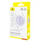 USB kábel Baseus Free2Pull USB-C és iP 20W 1m (lila)