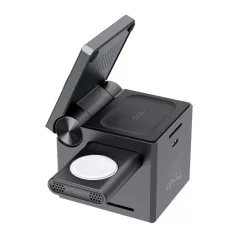   Choetech T632-F 3 az 1-ben 15W-os vezeték nélküli töltő (fekete)