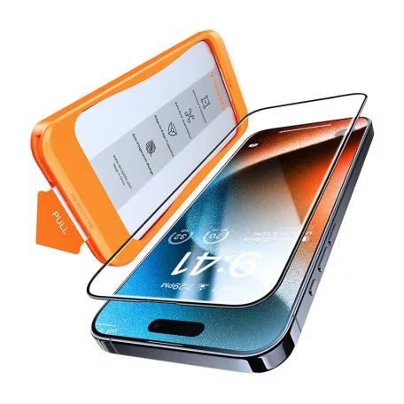 Edzett üveg iPhone 15 Pro Max Torras InstaII Master készülékhez
